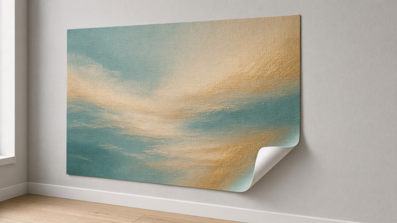 Tapet autoadeziv canvas